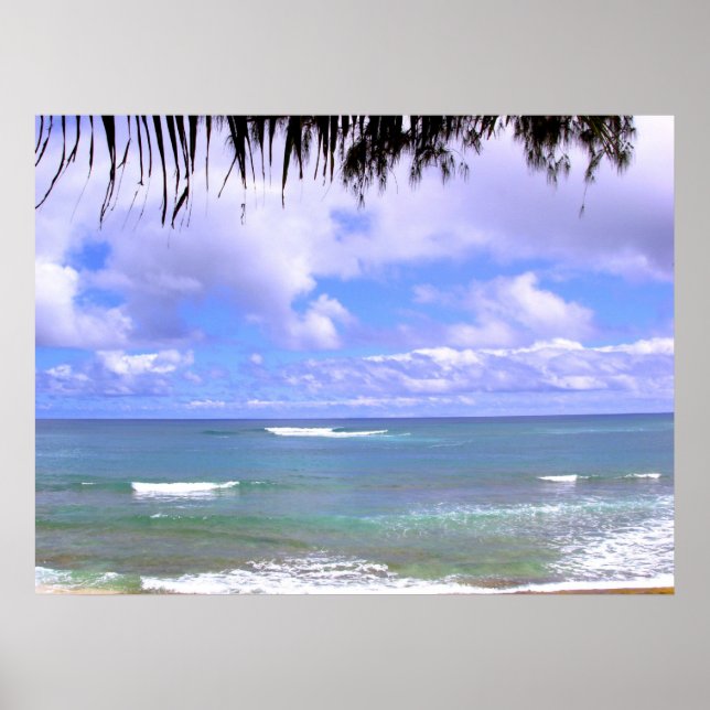 Poster Oceano Havaiano (Frente)