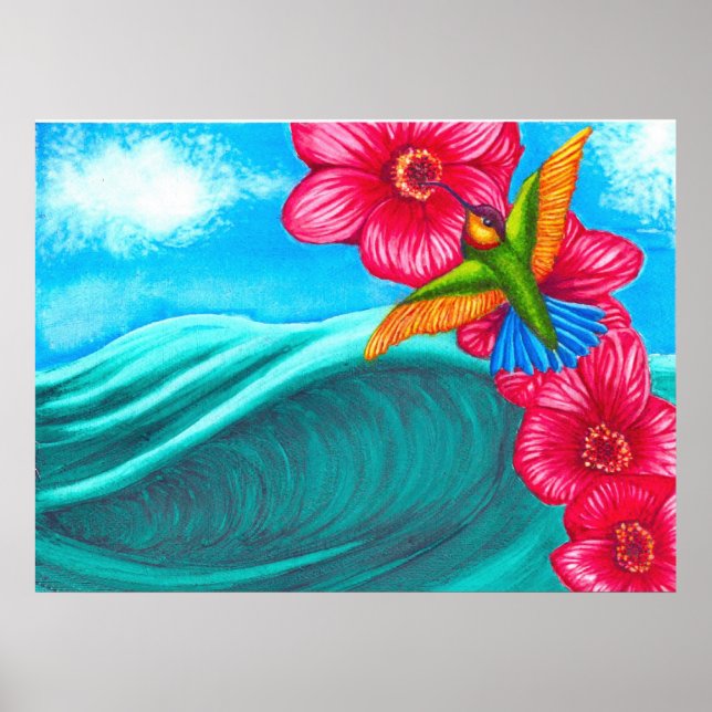 Poster Oceano Hummingbird (Frente)