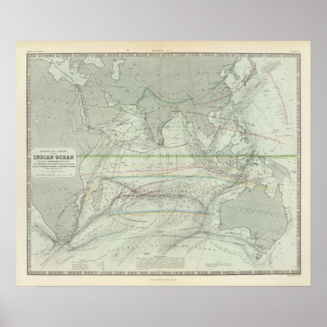Pôster Oceano Índico 2 (Frente)