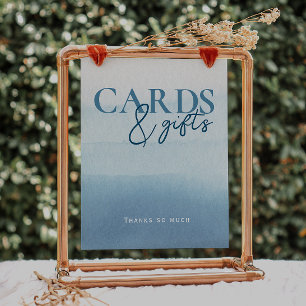 Poster Oceano Moderno`Cartões e Presentes de Chá de frald