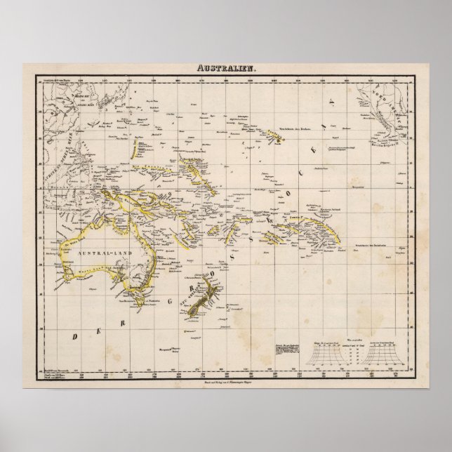 Pôster Oceano Pacífico (Frente)