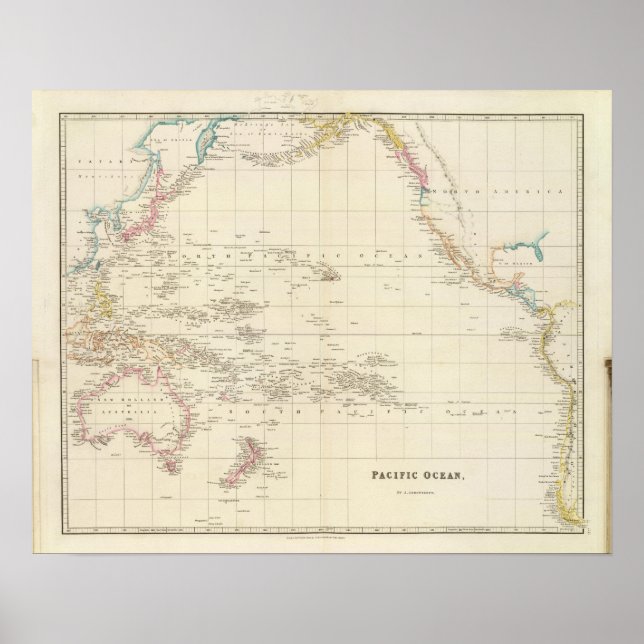 Pôster Oceano Pacífico 3 (Frente)