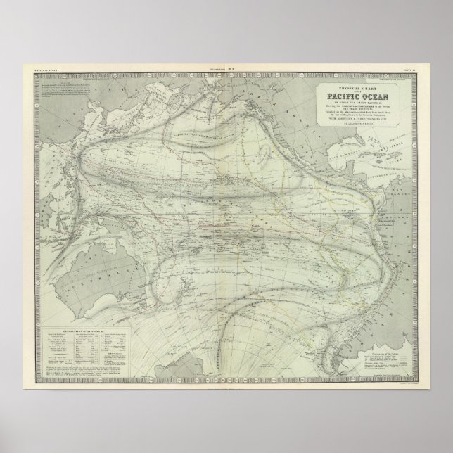 Pôster Oceano Pacífico 4 (Frente)