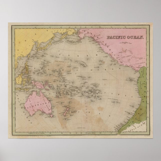 Pôster Oceano Pacífico 8 (Frente)