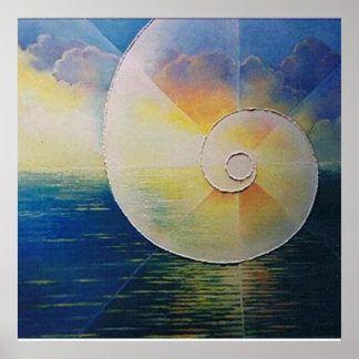 Pôster Oceano Sol