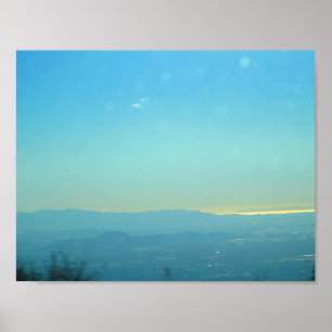 Pôster Oceano Vista do Extremo da Estrada do Mundo