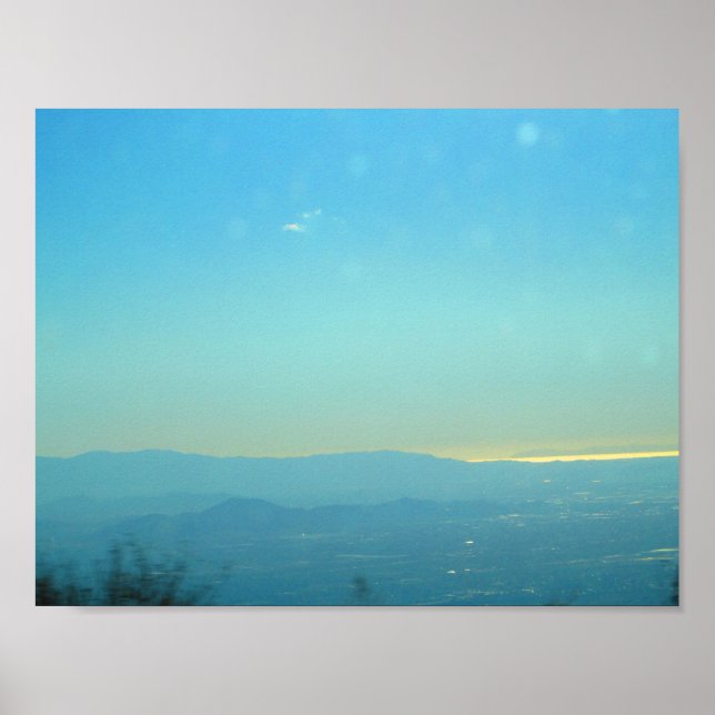 Pôster Oceano Vista do Extremo da Estrada do Mundo (Frente)