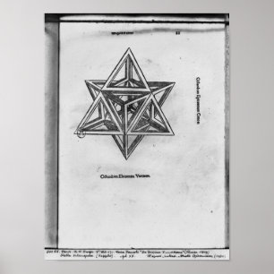 Poster Octangula de Stella, 'de De Divina Proportione'