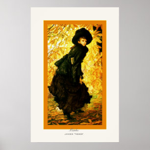 Pôster October ~ James Tissot ~ Fine Art