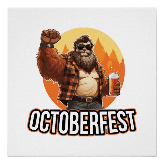 Pôster Octoberfest Pé Grande  (Frente)