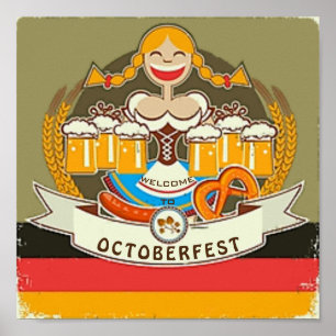 Poster Octoberfest vintage
