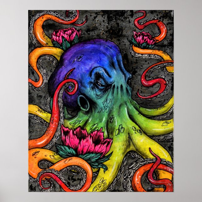 Poster Octopus (Frente)