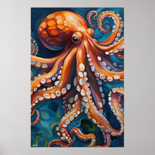 Pôster Octopus Arte