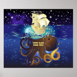 Poster Octopus Huge e Caravella