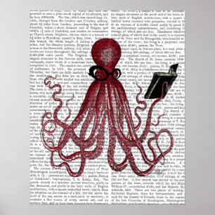 Poster Octopus inteligente