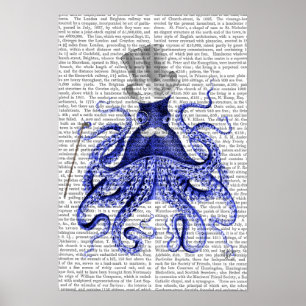 Pôster Octopus Sobre Cidade
