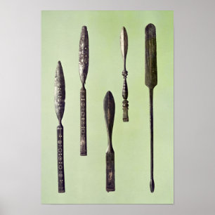 Poster Oculist's instruments, c.270