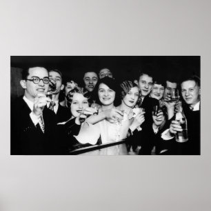 Poster ÓCULOS ALTOS na SPEAKEASY c. 1929
