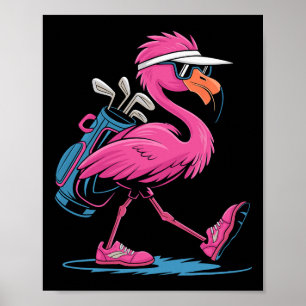 Poster Óculos de Sol de Golfe Ping Flamingo para Mulheres