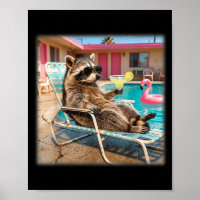 Óculos de sol de guaxinim legal margarita férias d