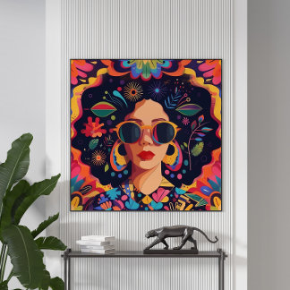 Poster Óculos solares e Sass