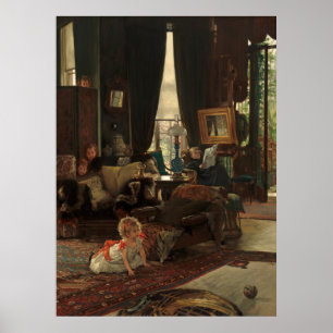 Poster Ocultar e Buscar - James Tissot Fine Art