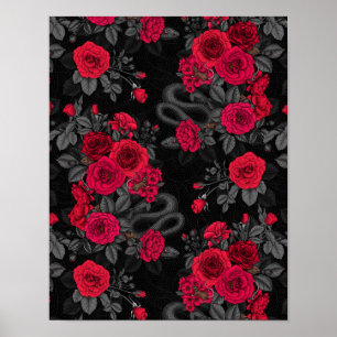 Poster Oculto nas rosas