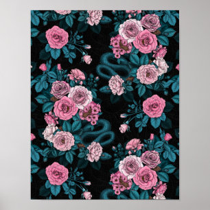 Poster Oculto nas rosas 2