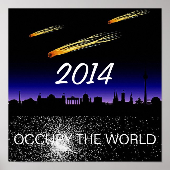 PÔSTER OCUPAR O MUNDO 2014 (Frente)