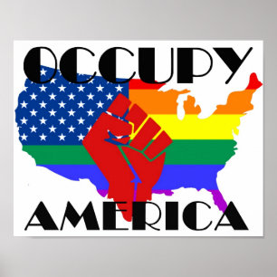Poster Ocupe América LGBTQ