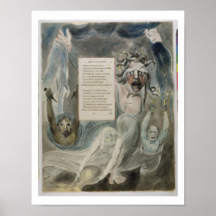 Pôster Ode à adversidade, "dos poemas de Thomas Gray",