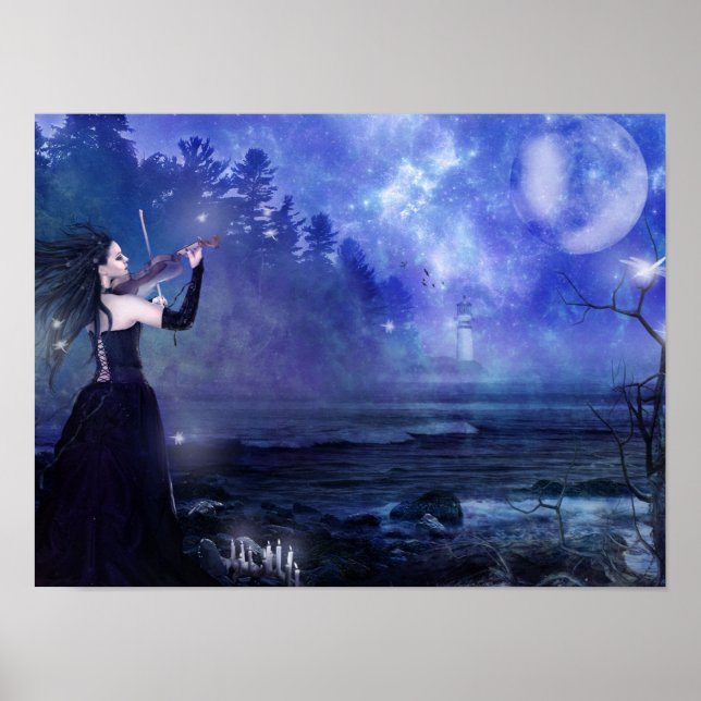 Poster Ode à Lua (Frente)