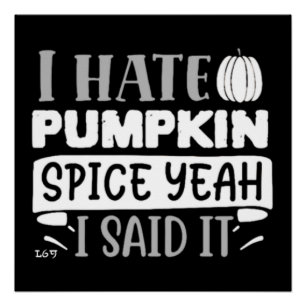 PÔSTER ODEIO ESPÍCIO DE PUMPKIN.