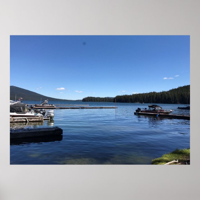 Poster Odell Lake, OR (Frente)
