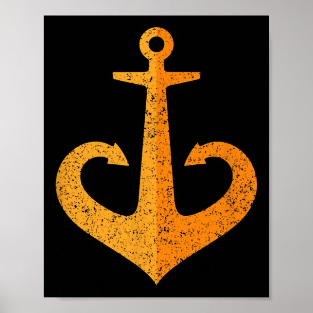 Poster Odesa Odessa Âncora Emblema Símbolo Ucrânia Ucr  (Frente)