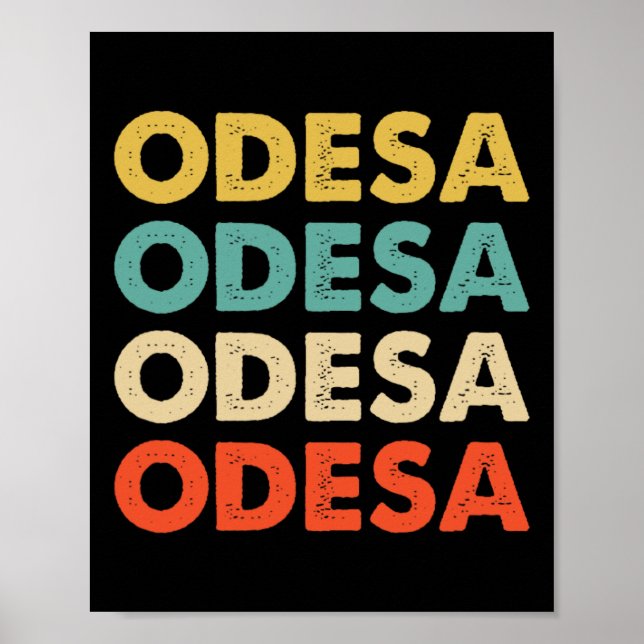 Poster Odessa Ucrânia (Frente)