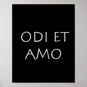 Poster Odi e amo