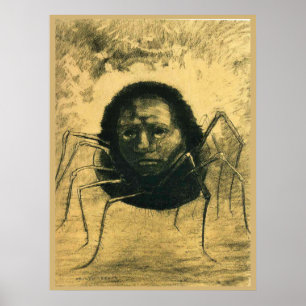Poster Odilon Redon - A Aranha Choradora,
