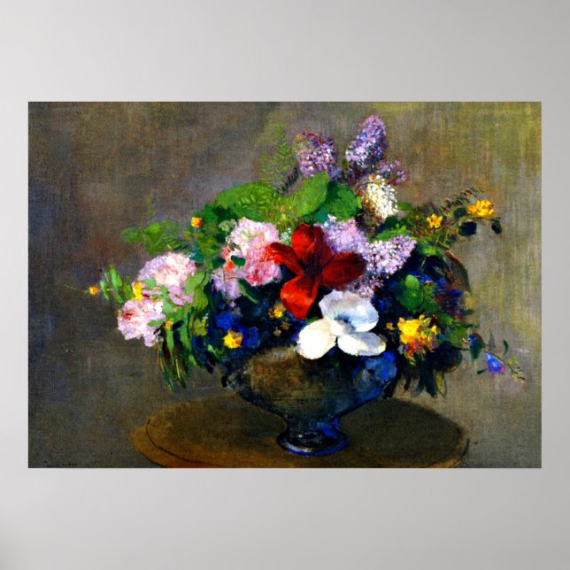 Pôster Odilon Redon - A Taça Negra (Frente)