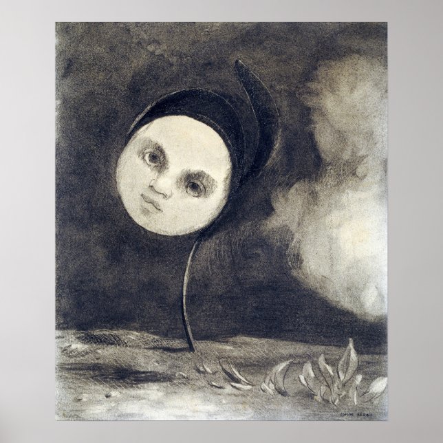 Poster Odilon Redon, Flor Estranha (Frente)