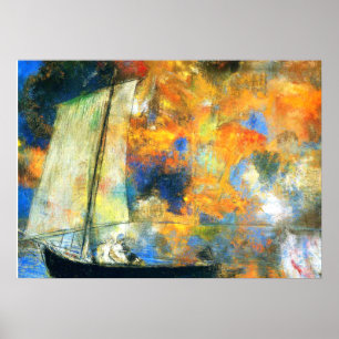 Pôster Odilon Redon - Nuvens Flores