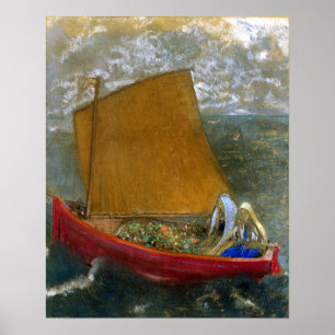 Poster Odilon Redon The Yellow Sail