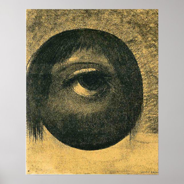 Poster Odilon Redon - Visão, 1883,  (Frente)