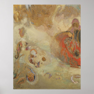 Pôster Odilon Redon - Visão subaquática