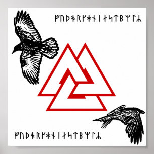 Pôster Óðinn Raven