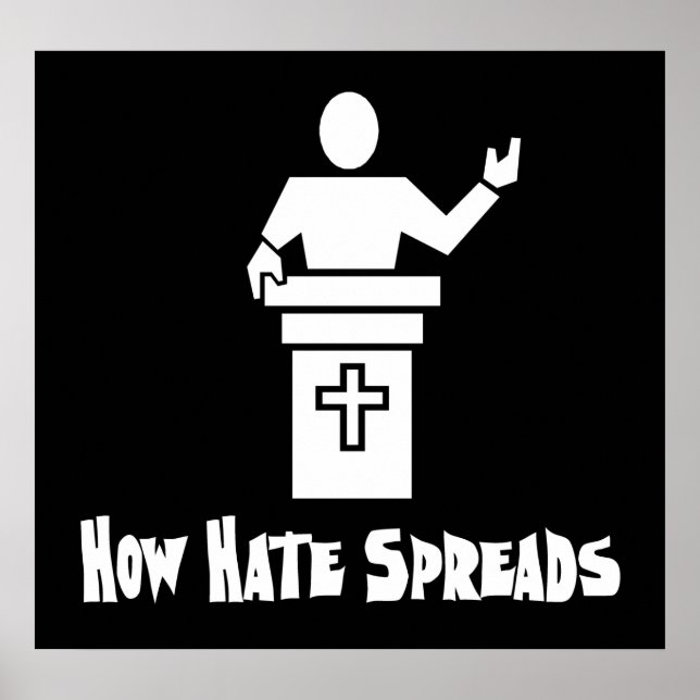 Pôster Ódio Do Pulpit (Frente)