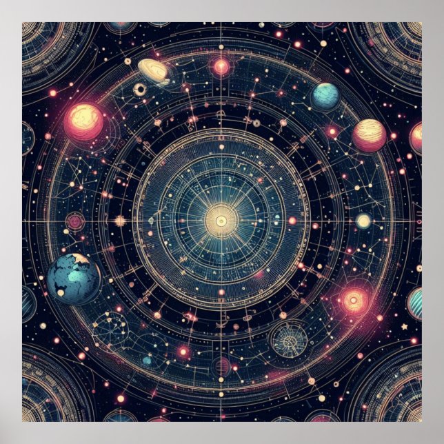 Poster Odisseia Cósmica (Frente)