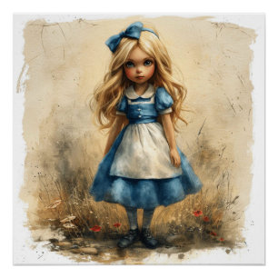 Pôster Odisseia Vertiginosa de Alice: Fantasia do País da