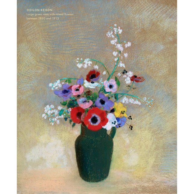 Poster Odlion Redon Lindas flores brilhantes CC1256 Art (Criador carregado)
