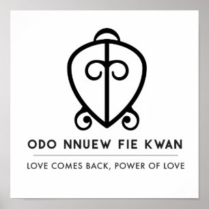 Poster Odo Nnyew Fie Kwan   Símbolo de Poder do Amor